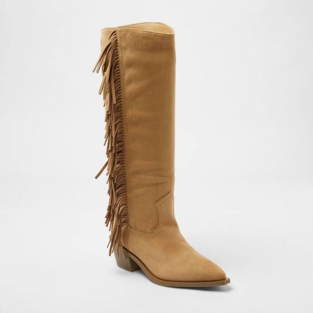 Women’s Patsy Boots with Memory Foam Insole - Universal Thread Beige 5.5